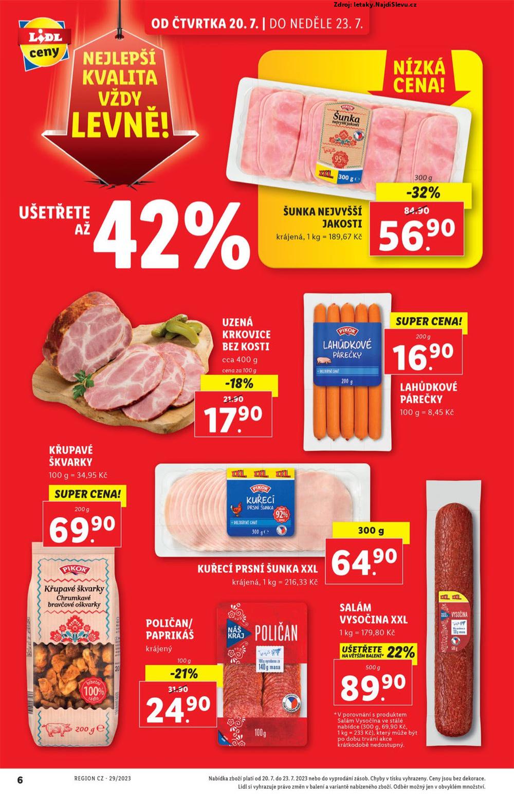 Lidl leták strana 6 20 7 23 7 2023 NajdiSlevu cz