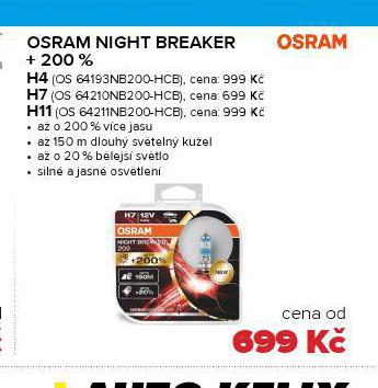 AUTOROVKY OSRAM NIGHT BREAKER H7