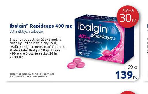 IBALGIN RAPIDCAPS 400 mg
