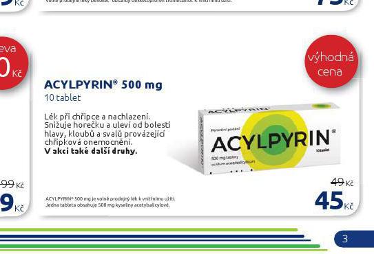 ACYLPYRIN 500 mg