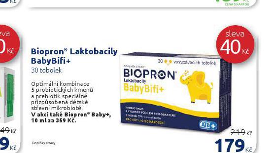 BIOPRON LAKTOBACILY BABYBIFI+