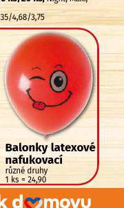BALONKY LATEXOV NAFUKOVAC