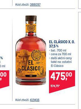 EL CLSICO X.O. 37,5%