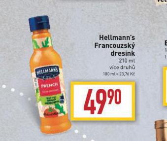 HELLMANNS FRANCOUSK DRESINK