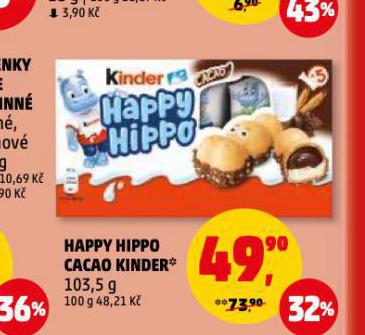 HAPPY HIPPO CACAO KINDER