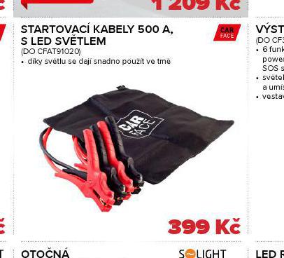 STARTOVAC KABELY 500 A A LED SVTLEM