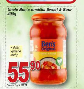 UNCLE BENS OMKA SWEET & SOUR