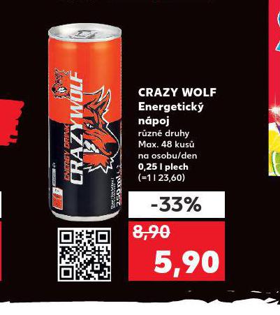 CRAZY WOLF ENERGETICK NPOJ