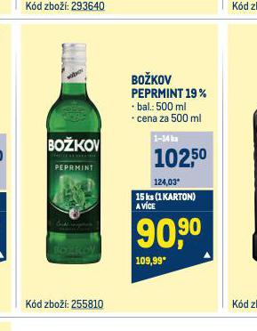 BOKOV PEPRMINT 19%