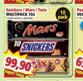 SNICKERS / MARS / TWIX MULTIPACK