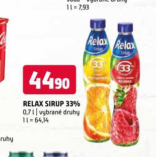 RELAX SIRUP 33%