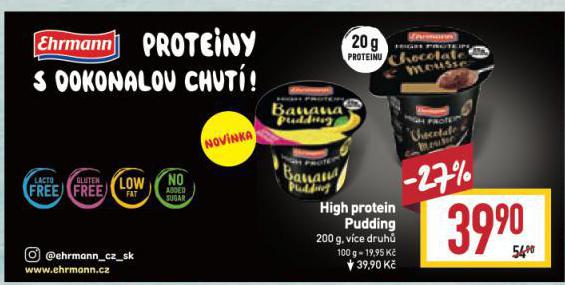 HIGH PROTEIN PUDDING