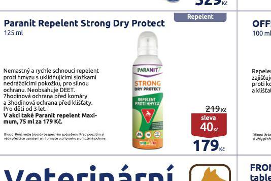 PARANIT REPELENT STRONG DRY PROTECT