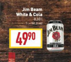 JIM BEAM WHITE & COLA