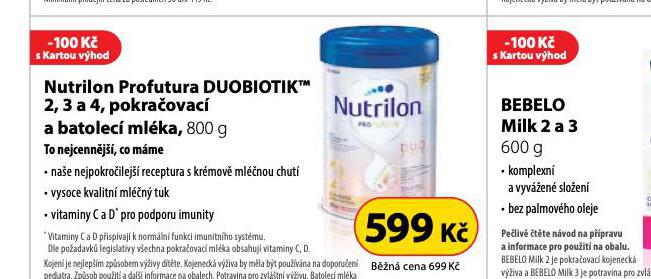 NUTRILON PROFUTURA DUOBIOTIK 2,3,4