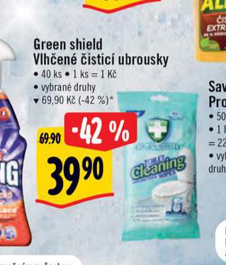 GREEN SHIELD VLHEN ISTIC UBROUSKY