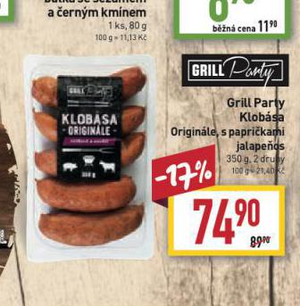 GRILL PARTY KLOBSA
