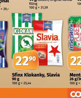 SFINX KLOKANKY, SLAVIA
