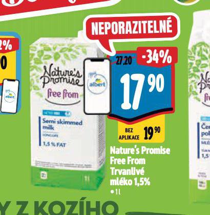 FREE FROM TRVANLIV MLKO 1,5%