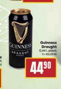 PIVO GUINESS DRAUGHT