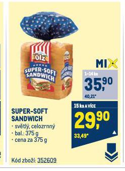 SUPER-SOFT SANDWICH