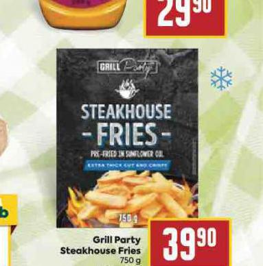 GRILL PARTY STEAKOV FRIES