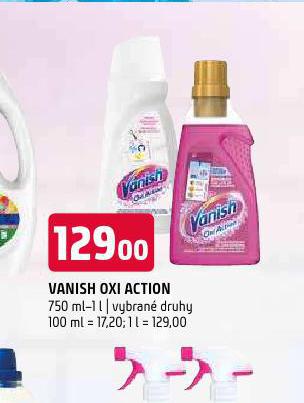 vanish oxi action