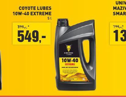 COYOTE LUBES 10W-40 EXTREME