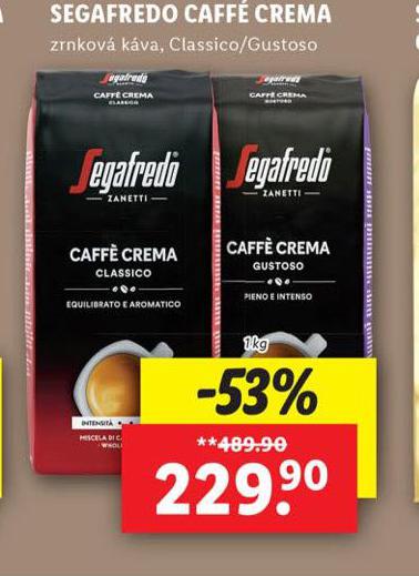 SEGAFREDO CAFF CREMA