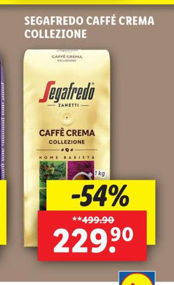SEGAFREDO CAFF CREMA COLLEZIONE