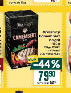 GRILL PARTY CAMEMBERT NA GRIL