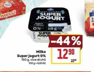 MILKO SUPER JOGURT 0%