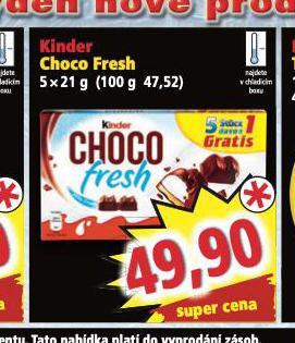 KINDER CHOCO FRESH