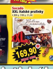 SOCADO ITALSK PRALINKY