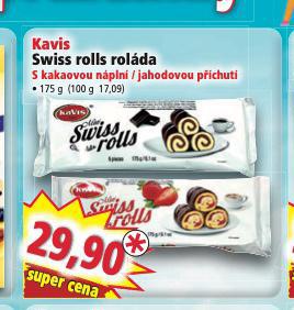 KAVIS SWISS ROLLS ROLDA