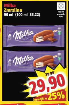 MILKA ZMRZLINA