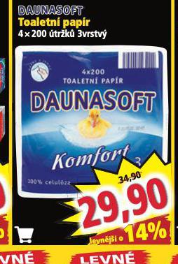 DAUNASOFT TOALETN PAPR