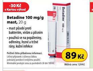 BETADINE MAST