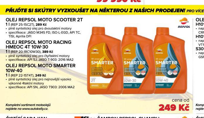 OLEJ REPSOL MOTO SMARTER 10W-40