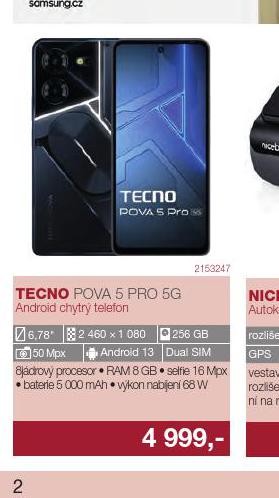 ANDROID CHYTR TELEFON TECNO