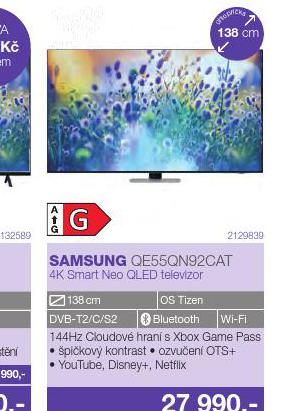 4K SMART NEO QLED TELEVIZOR SAMSUNG 138 CM