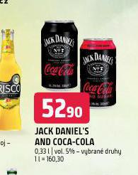 JACK DANIEL'S A COCA COLA