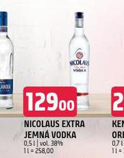 NICOLAUS EXTRA JEMN VODKA