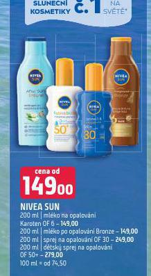 NIVEA SUN DTSK SPREJ NA OPALOVN