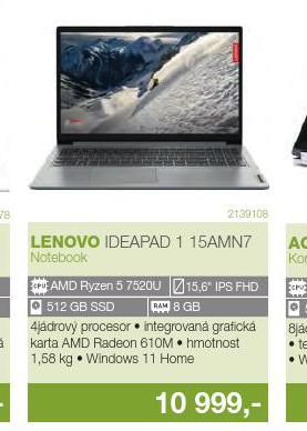 NOTEBOOK LENOVO 15,6"