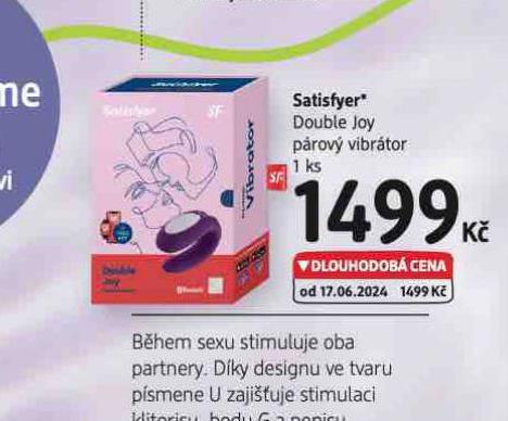 SATISFYER DOUBLE JOY PROV VIBRTOR