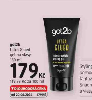 GOT2B GEL NA VLASY