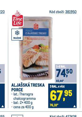 ALJASK TRESKA PORCE