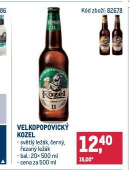 PIVO VELKOPOPOVICK KOZEL