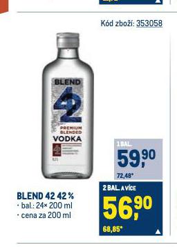 BLEND 42 VODKA